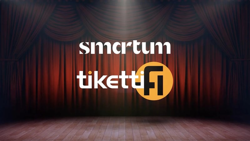 Nyt voit ostaa Smartumin kulttuuriedulla tapahtumalippuja Tiketin verkkokaupasta!